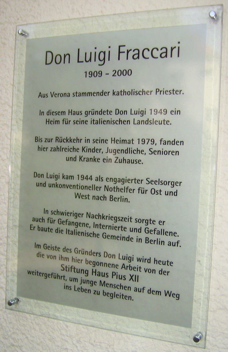 Gedenktafel fr Don Luigi