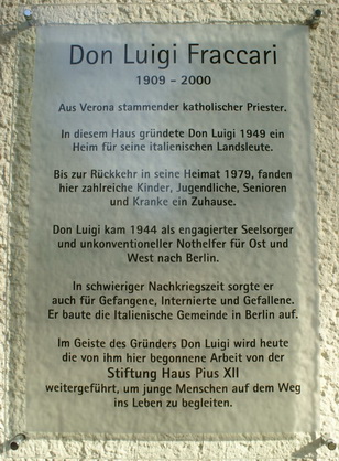 Die Gedenktafel
