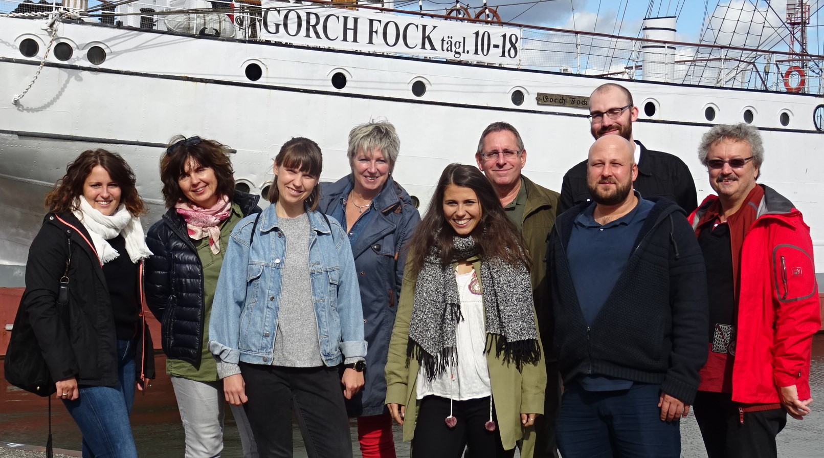 Das Team 2018 bei der Klausurtagung in Stralsund